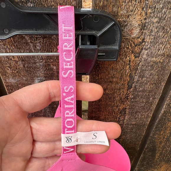 Victoria's Secret Bare Lightly Lined Wireless Comfort Bra In Pink Sz S - Picture 3 of 13